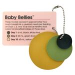 Childbirth Graphics Baby Bellies Key Chain